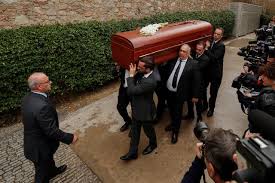This had to be the toughest time for her. Mourners Bid Farewell To Legendary Spanish Soprano Montserrat Caballe Reuters