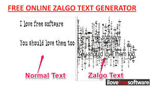 Invoking the feeling of chaos. Ilovefreesoftware On Twitter Free Online Zalgo Text Generator Convert Any Simple Text Into Zalgo Text Check Here Https T Co Gjccc4t7sa