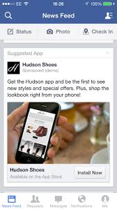 Steps to using the app installs objective: Facebook Mobile App Install Ads Poq Rocket Fuel For Retail
