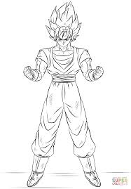 Dragon Ball Z Kai Coloring Pages Goku Coloring And Drawing