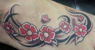 One of the coolest ideas is to make a cherry blossom tree tattoo, for example, you can place it on the forearm and add some geometric details to it. Tattoo Tribal Cherry Blossoms By Briescha On Deviantart