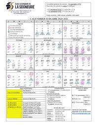 Dates des prochaines et nouveau calendrier officiel pour la zone a, b, c. Calendrier Scolaire Ecole Secondaire De La Seigneurie