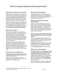 On this page you can learn about how child support is calculated in texas, how custody split and extraordinary costs affect child support payments, and more. How Do I Change Custody And Child Support Legalfill