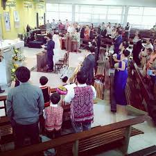 The sign of peace will still be without contact and communion will be received on the hand. Holy Trinity Church Jalan Datuk Bandar