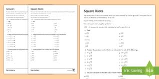 Once you find your worksheet, click on. Square Roots Worksheet Teacher Made