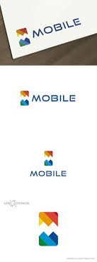 Mobile Letter M Smartphone Logo Logos Smartphone Smartphone Art