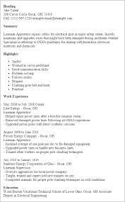 How to include a cover letter. Electrical Lineman Resume Example Myperfectresume