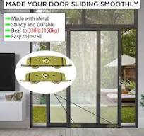 Amazon.com: Paquete de 2 rodillos de repuesto para puerta corrediza de  vidrio, ruedas de acero de 1-1/4 pulgadas, ruedas de puerta de patio,  ruedas en ...