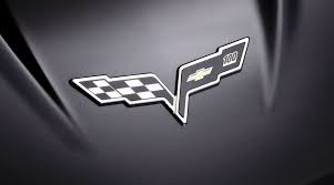 Black And White Corvette Logo Chevrolet Logo Emblem Wallpaper