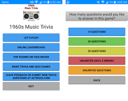 120 the 1960s trivia questions answers. 1960s Music Trivia Apk Download For Android Latest Version Com Aztrivia Music Trivia 1960s