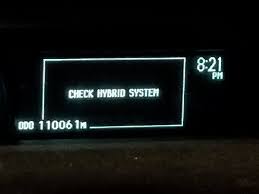 Ben Taylor On Twitter Car Suddenly Stopped Running On My Commute Home Tonight Any Prius Owners Ever See Check Hybrid System Error Https T Co Ntrdnncurb Twitter