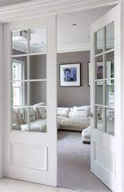 We have many white interior doors with glass for you to choose from that are a fantastic option that strays from the traditional glass panel doors. Internal Double Doors French Doors Interior Doors Interior Glass Doors Interior
