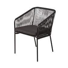 fauteuil de jardin noir maisons du monde fauteuil jardin jardin noir chaise d exterieur