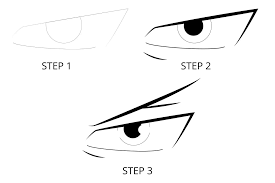 How To Draw Anime Boy Eye Step By Step |