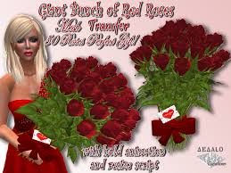 Schedule your arrangement to arrive a few days early! Second Life Marketplace Giant Bunch Of Red Roses Mesh 50 Red Roses Bouquet Means Unconditional Love Valentine S Day Promo