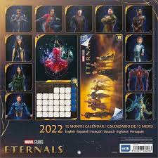 The epic story, spanning thousands of years, features a group of immortal heroes forced out of the shadows to reunite against mankind's oldest enemy, the deviants. Eternals Marvel Calendar Leaves Out Angelina Jolie On Front Cover The Direct