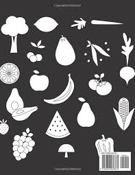 Amazon.com: High Contrast Baby Book: A Visual Stimulation Black and White  about fruits and vegetables, Book for Infants, Designed for Ages 0-12 ...