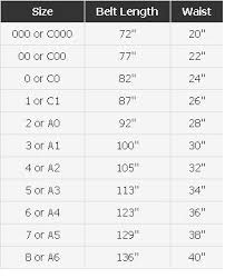 taekwondo taekwondo uniform size chart