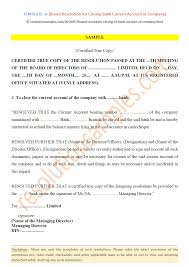 Remember, the more detail you put in your letterhead, the more real and persuasive it will appear in the clients' perspective. Board Resolution For Closing Bank Current Account Of Company