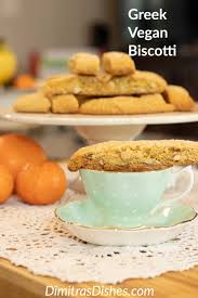 Orange Almond Olive Oil Biscotti Greek Vegan Paximadia Dimitras Dishes Biscotti Almond Biscotti Food
