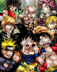 1920x1152 goku naruto luffy ichigo natsu wallpaper>. Anime Home Facebook