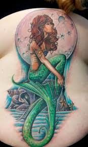 Realistic Colorful Mermaid Tattoo Design For Side Rib Mermaid Tattoos Mermaid Tattoo Designs Mermaid Tattoo