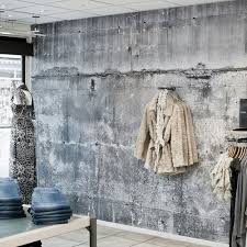 Wall Covering Concretewall Is An Entirely Unique New Photographic Wall Covering Line Features High R Concrete Wallpaper Industrial Style Interior Concrete Wall