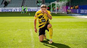Erling braut haaland has scored 13 goals in 12 appearances for dortmund (image: Erling Haaland Goal Video Dortmund Striker Scores Vs Wolfsburg Sports Illustrated