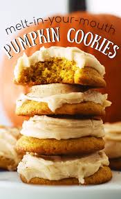 Melt In Your Mouth Pumpkin Cookies Best Cookies Recipe Soft Pumpkin Cookies Pumpkin Cookie Recipe Soft Pumpkin Cookie Recipe