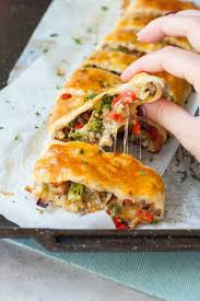 Puff Pastry Strudel With Vegetables And Cheese Everyday Delicious