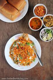 The Chef And Her Kitchen Misal Pav Recipe Maharasthrian Misal Pav Misal Pav Recipes Indian Fast Food Indian Food Recipes