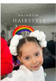 Hair for St Patricks Day Rainbow