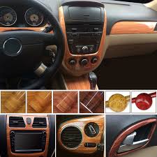 4 02 Aud 1 Pc 1m High Glossy Wood Grain Vinyl Sticker Roll Car Interior Change Color Film Ebay Home Garden Car Interior Car Interior Diy Vinyl Wrap Car