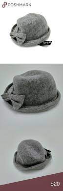 Adora Velvety Feel Gray Hat Adora Grey Hat Women Accessories Hats