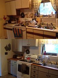 My Before After Painting Pressboard Laminate Cabinets Kitchen Redo Success Laminate Kitchen Cabinets Redo Cabinets Kitchen Cabinets Makeover