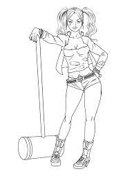 See our coloring pages gallery below. 20 Free Printable Harley Quinn Coloring Pages