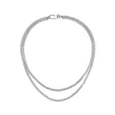 A long necklace tends to overwhelm a smaller frame. Men Necklace Length Guide How To Measure Choose The Right Necklace Seven50