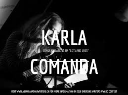 Their work was featured in an exhibition at the centre a. Asian Canadian Writers Workshop Acww 2017 Jim Wong Chu Emerging Writers Award Congratulations To Karla Comanda