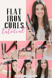 Here are the most gorgeous haircuts for thick hair of medium length. Easy Soft Flat Iron Curls Tutorial The Best Flat Iron For Thick Hair Curls For Long Hair Thick Hair Styles Flat Iron Curls