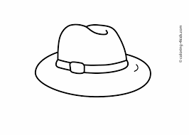 Hat Coloring Pages For Kids Printable Drawing Printable Drawings Coloring Pages For Kids Coloring Pages