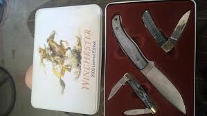 Winchester limited edition and browning knife box sets (3 boxes with 4 knives) (184151991190). Best Reduced Winchester Collectable 2005 Limited Edition Knife Set For Sale In Parker Colorado For 2021