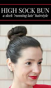 So, here we provided some easy bun and knotted updo hairstyles tutorials for you to follow. Sleek High Sock Bun Tutorial Diary Of A Debutante