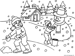 Be sure to visit many of the other disney coloring pages aswell. Playing Snow In The Winter S Printable8b0f Coloring Pages Printable