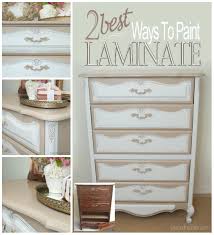 2 Best Ways To Paint Laminate Furniture Painting Laminate Furniture Laminate Furniture Furniture Makeover