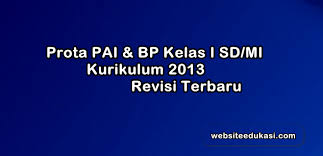 Perangkat pembelajaran pai sd kurikulum 2013 revisi 2019. Prota Pai Kelas 1 Sd Mi Kurikulum 2013 Tahun 2019 2020 Websiteedukasi Com