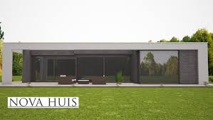 Moderne Bungalow Met Plat Dak Ontwerpen En Bouwen A42 Nova Huis