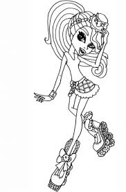 Ausmalbild Monster High Robecca Ausmalbilder Kostenlos