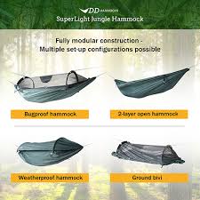 Jungle hammock gives you safety from the elements, title: Dd Superlight Jungle Hammock Dd Hammocks