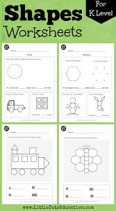 Kindergarten Math Shapes Worksheets And Activities Shapes Worksheet Kindergarten Shapes Worksheets Kindergarten Worksheets Printable