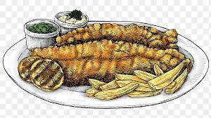 Download Premium Png Of Colorful Png Fish And Chips Transparent 2764270 Fish And Chips How To Draw Hands Drawn Fish